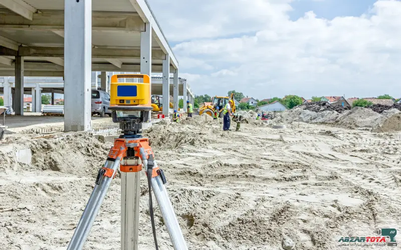 تراز لیزری در پروژه